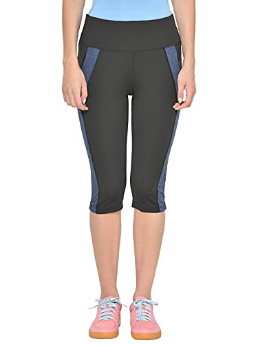 Image of CHKOKKO Women's Skinny Fit Polyester Workout Capri