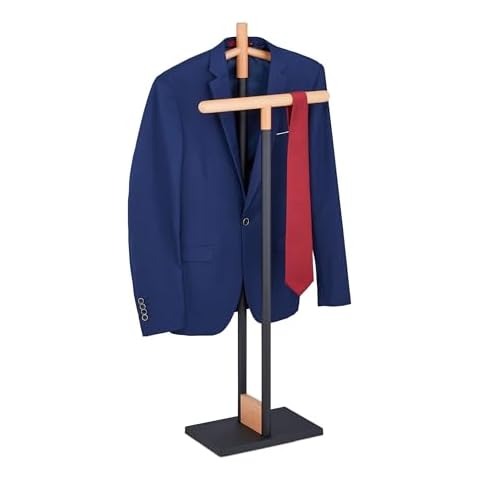 Relaxdays Valet Stand for Shirts and Pants Cover