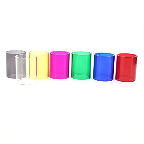 Qingtian-ceg Tube en Verre de Rechange 7PCS / Pack pour KangerTech TOPTANK Mini/sous-cuve Mini-c (expédie Une de Chaque Couleur) sans Tabac ni Nicotine (Color...
