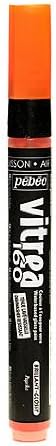 Pebeo Vitrea 160 Markers Paprika Gloss [Pack of 3 ]
