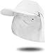 normani Sommer Cap 'Savannah' mit einrollbarem Nackenschutz Farbe Weiß Größe XL