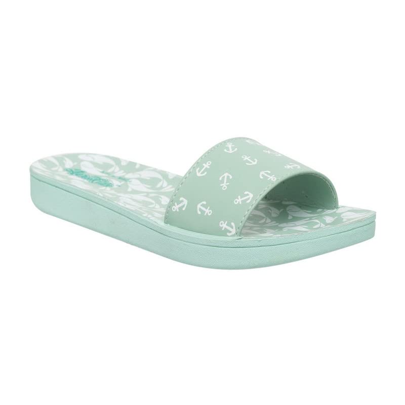 Aerokids Stylish Fashion Sandal/Slipper for Girls | Comfortable | Lightweight | Anti Skid | Casual Office Footwear (MBC4_MINT GREEN_32) (B0BXJ9QJSN) Amazon Price History, Amazon Price Tracker