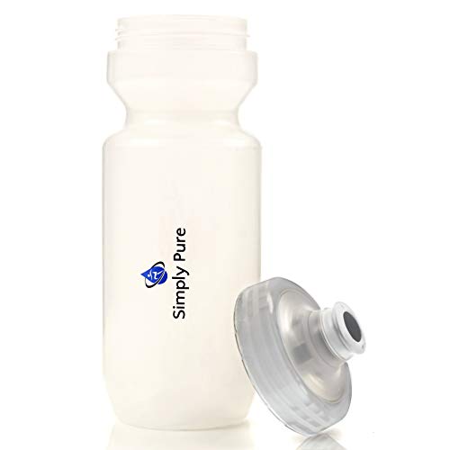 Simply Pure Purist 22 Oz Bpa-Free, Sport & Bike Squeeze Water Bottle By Specialized Bikes (Fixy Cap) - Clear #TOP1