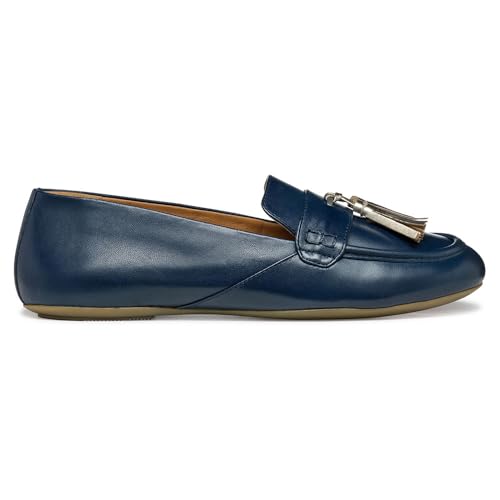 Geox Women's D Palmaria B Moccasin, Navy/Lt Gold, 6.5 UK - Image 3