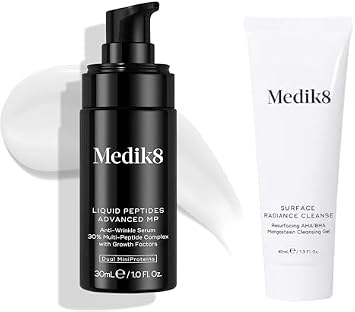 Medik8 Surface Liquid Peptides Advanced MP & Radiance Cleanse Travel