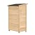 MCombo Large Outdoor Storage Shed with 6 Shelves, Outside Wooden Storage Cabinet with Double Lockable Doors, Oversize Garden Tool Shed with Waterproof Asphalt Roof for Patio Yard Lawn 1738 (Natural)
