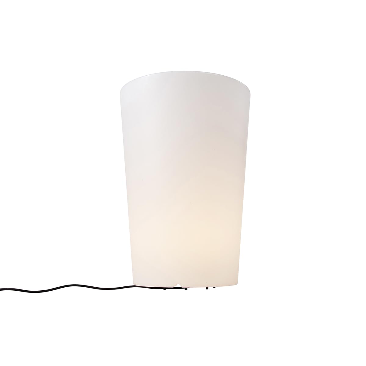 Qazqa verano - Pot lumineux - 1 lumière - Ø 41.5 cm - Blanc - Moderne - éclairage extérieur