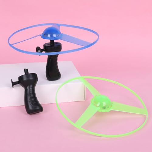 Plástico fácil de usar en estos discos voladores luces LED 4