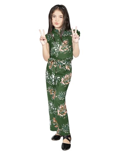 Image of Naughty Ninos Girl's Rayon Floral Printed Clothing Set Top with Palazzos