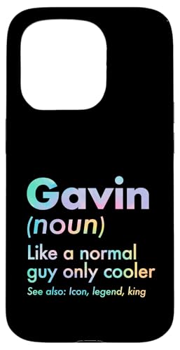 Gavin Like A Normal Guy Only Cooler Legend King �t�@�[�X�g�l�[�� �X�}�z�P�[�X iPhone 15 Pro �p
