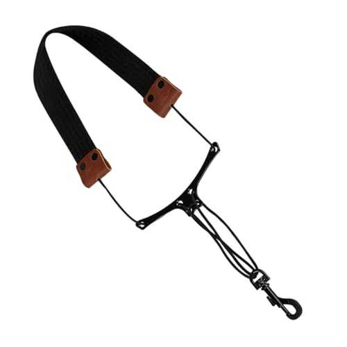 Bandoulière pour saxophone noir réglable VICASKY en PU pour alto ténor et soprano