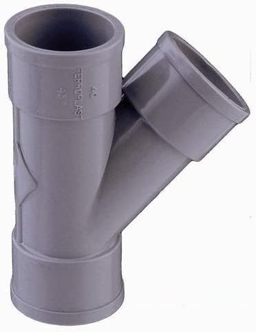 Injerto PVC 45° para empalme de 40 mm
