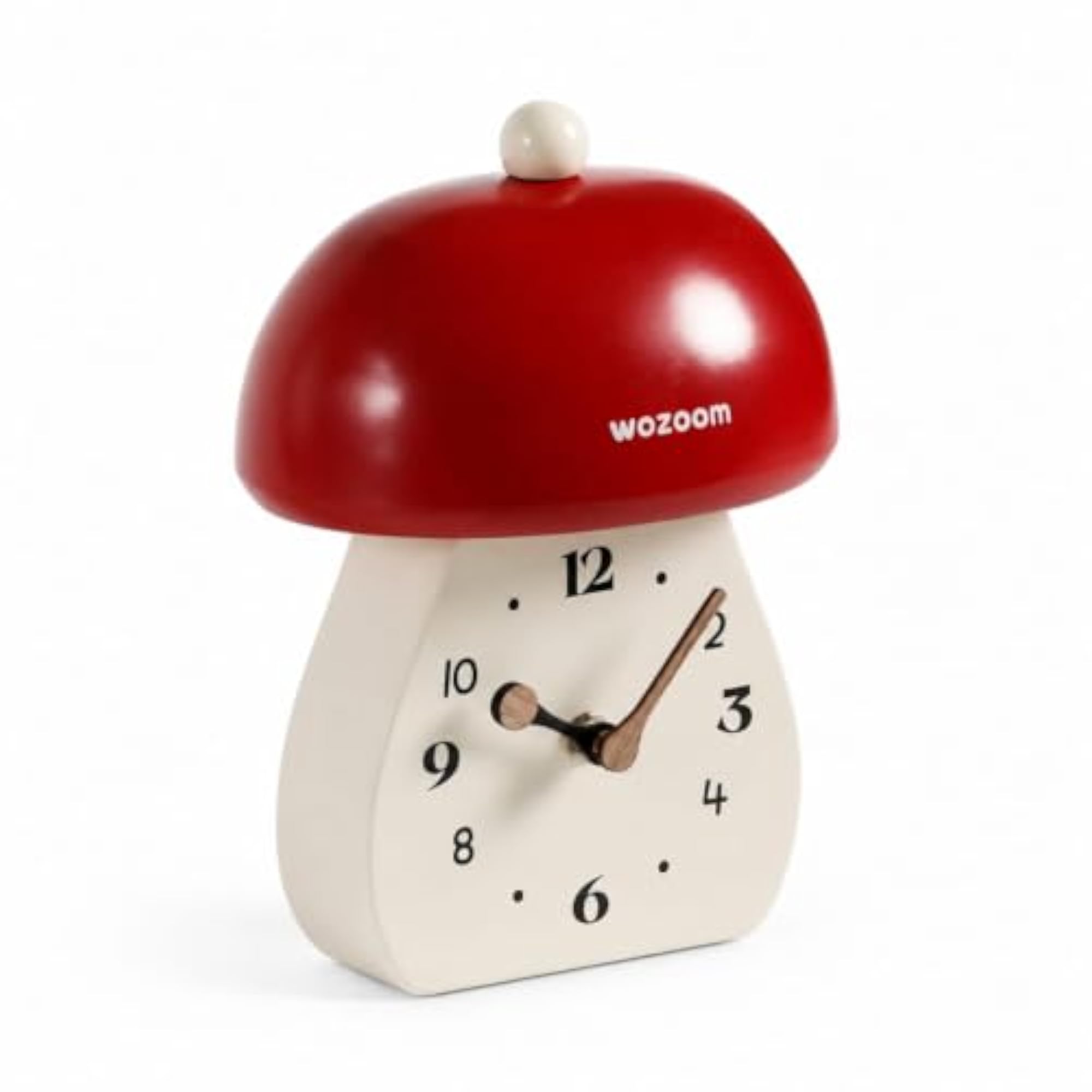 Decorative Fungus Clock, Modern Desktop Analog Timepiece