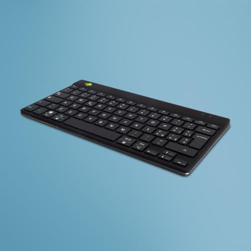 R-Go Tools Tastiera Ergonomica Compact Break Qwerty (It), W128444818 (Keyboard, Qwerty (It), Bluetooth, Black)