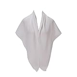 Cntqiang 45 Inch Cotton Square Scarf Shawls for Women Muslim Islamic Ramadan Head Scarves Wrap Hijab Bandana (White)