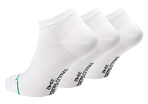 Bambussocken Paolo Renzo Unisex Sneaker Socken im 3er Set