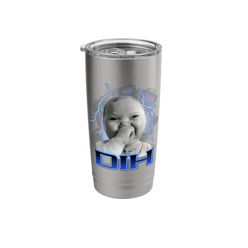 Dih Meme Ai Baby Meme Funny Memes Internet Memes Cursed Meme Stainless Steel Insulated Tumbler