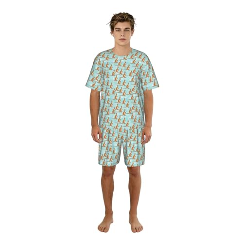 Pyjama homme manches courtes fini les nuits chaudes grâce au tissu léger