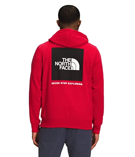 The North Face Men's Box Nse Pullover Hoodie, Tnf Red/Tnf Black, X-Large #TOP1