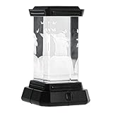 Éclairage gravé en cristal : illuminez votre pièce avec la force. Cette lampe holographique Grogu présente un modèle en cristal gravé au laser 3D de Grogu. C'est le complément parfait à la collection de tout fan de Star Wars ou The Mandalorian.