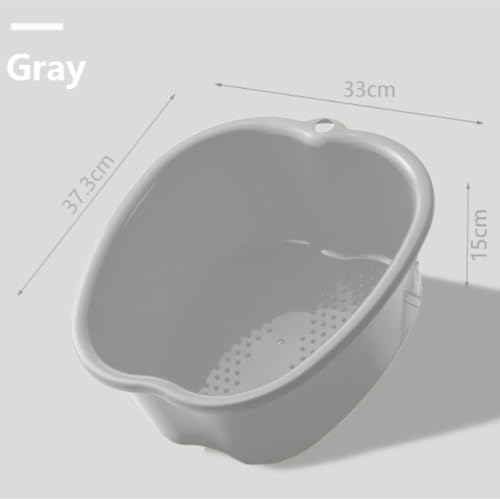 Baño de pies con gran capacidad y material grueso gris miniatura 2