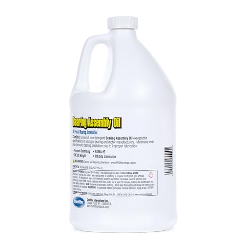 Image of Bearing Assembly Lube Oil 1 gal, SAE 20 Weight, AGMA #2 | Prevents Against Rust & Ware, Prevents Gumming, Long-Lasting Lubrication, Withstands Extreme Pressure, Made in USA