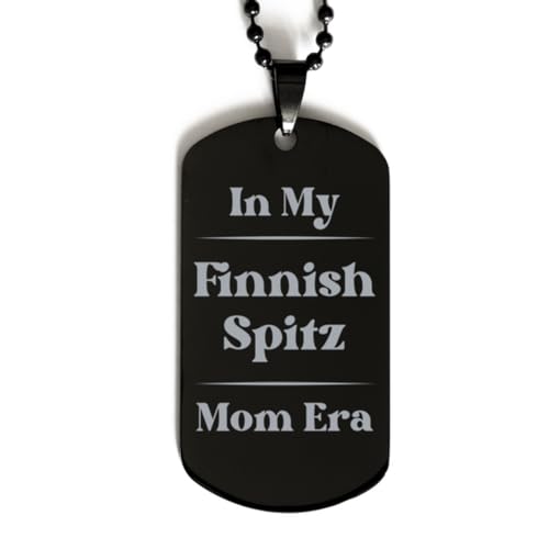 In My Finnish Spitz Mom Era, Dog Tag Gifts For Finnish Spitz Mom, Funny Gifts For Finnish Spitz Mom, Graduation Valentines Birthday Gifts for Finnish Spitz Mom, Mother's Day, Father's Day and