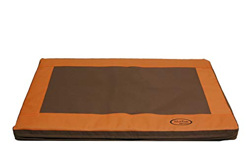 Mud River Memory Foam Crate Cushion, Brown, Medium/Large
