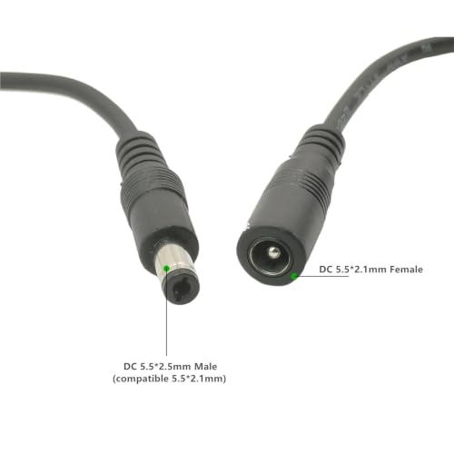Adaptador USB C a 5.5x2.5mm con cable 22AWG anti pérdidas 2