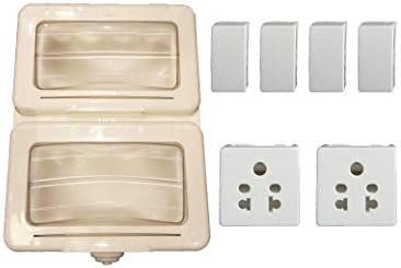 Epic 4 Module Waterproof Gang Box With Two 16A Switch And One 16A ...