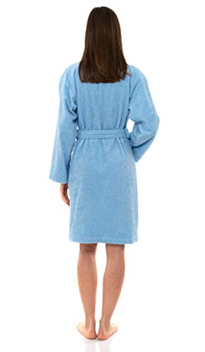 Towelselections Women’s Robe, 100% Cotton Short Terry Bathrobe Xx-Large Angel Falls #TOP1