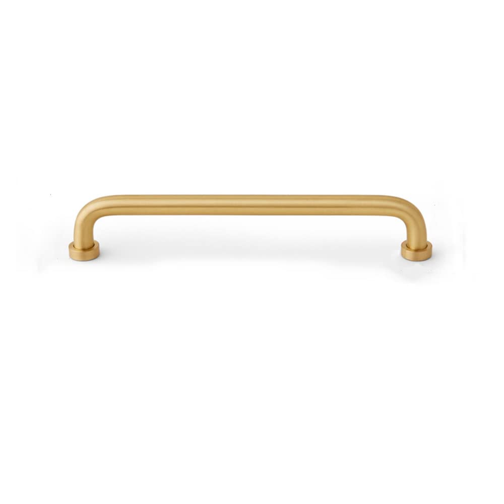 Boutons ronds en laiton massif or pour tiroir de dressing