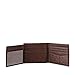 Fossil Men's Ingram Leather Bifold Flip ID Wallet, Brown