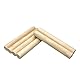 Carromco Original Wikingerschach Holz Premium – Kubb Spielset aus Gummibaumholz, wetterfest, inkl. Tragetasche – Outdoor Geschicklichkeitsspiel für Garten & Strand