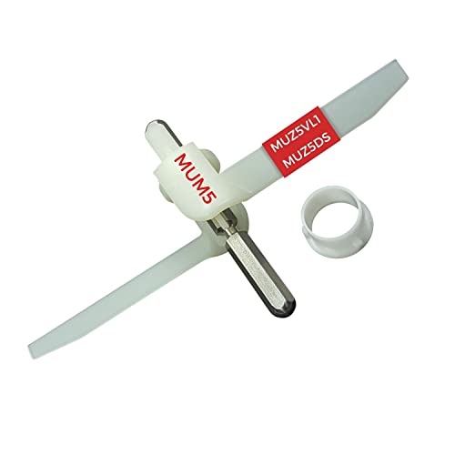 LICHTBLAU Entraîneur Roue à helice pour robot de cuisine MUM5 Bosch avec support de disque I Hachoir rotatif Pièce détachée pour MUZ5DS MUZ5VL Veggie Love...