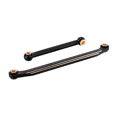 INJORA Black Brass Steering Links for 1/18 Redcat Ascent-18 APEX