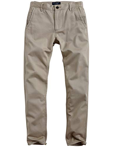 Image of Match Mens Regular-Fit Casual Flat Front Chino Pants