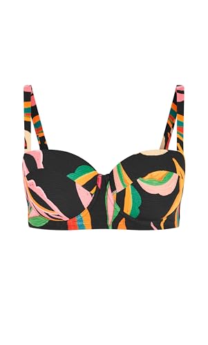 City Chic Women's Plus Size Top - Maui Print Underwire Bikini2
