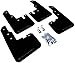 Rally Armor MF44-UR-BLK/GRY Black, Gray Mud Flap with Logo (2016-2017 Toyota Rav4 UR), 1 Pack