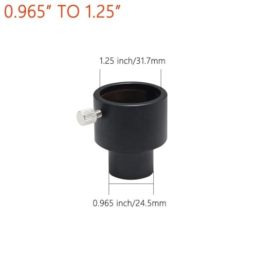 Adaptador de ocular de 0,965" a 1,25" para usar accesorios modernos en tu telescopio 2