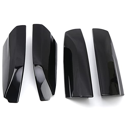Car Accessories Glossy Black Roof Rack Rails End Cap Protection Cover Shell for Toyota Highlander 2008-2013