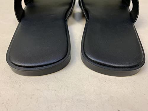 Image of Mengchengying Mens Casual Comfortable Lightweight Fashion Genuine Leather Slip Slide Indoor and Outdoor Open Sandal Anti Slip Cushion Support