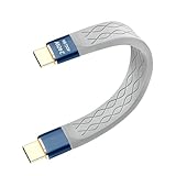 Sitechylor 240W PD3.1 & 40Gbps USB4 5 Inch USB C to USB C Cable, 8K Video Short USB C Cable, Compatible with MacBook, iPhone 15/16, iPad for Fast Charging & Data Transfer