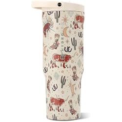 HydroJug Sport 32 oz Insulated Stainless Steel Water Bottle, Rodeo