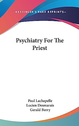 Psychiatry For The Priest