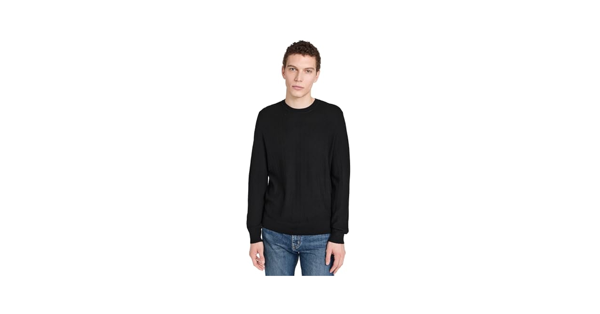 Theory】CAMERON CREW N NOVO MERINO LT Theory Men's Crew Neck