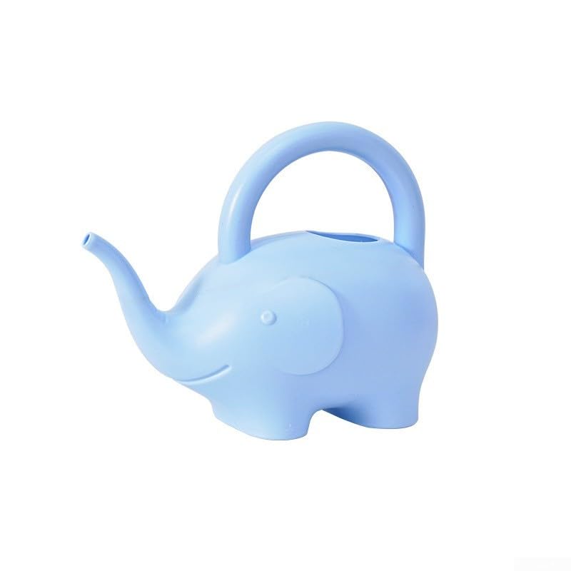 Arrosoir pour enfants éléphant bleu 1L : fini l'eau partout grâce au bec précis et au plastique PP