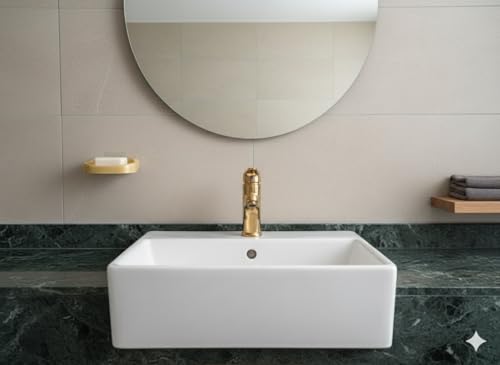 Image of Soap Dish (Wall Mount Big Soap Dish (Golden) Set of 2)