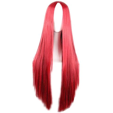 S-ssoy 75cm/29.5" Long Straight Cosplay Wig Heat-resistant No bangs Party weaves Hair hairpieces Cover