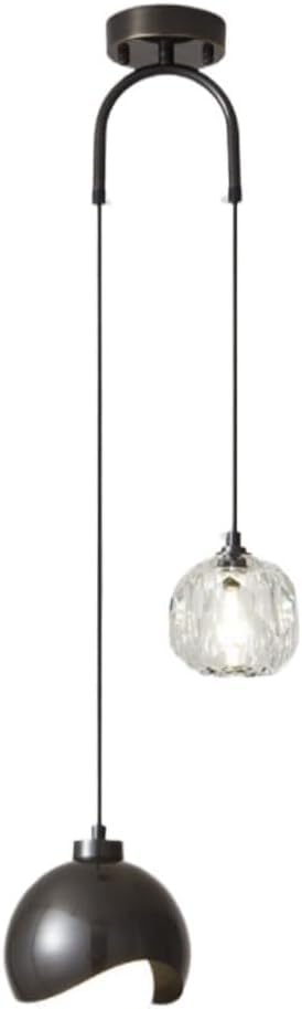 Luminaire sphérique LED suspension réglable salon moderne chaleureux